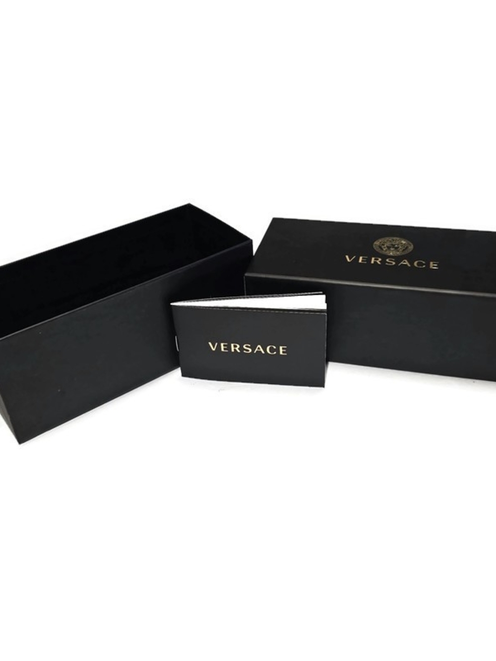 Versace Black Card Holder Box Set - Men's Accessories